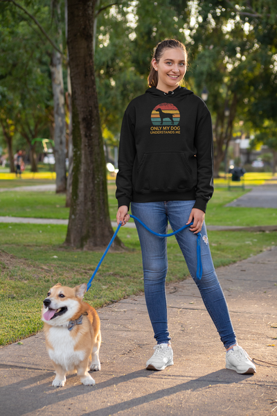 Only My Dog Understands Me Premium Unisex Hoodie