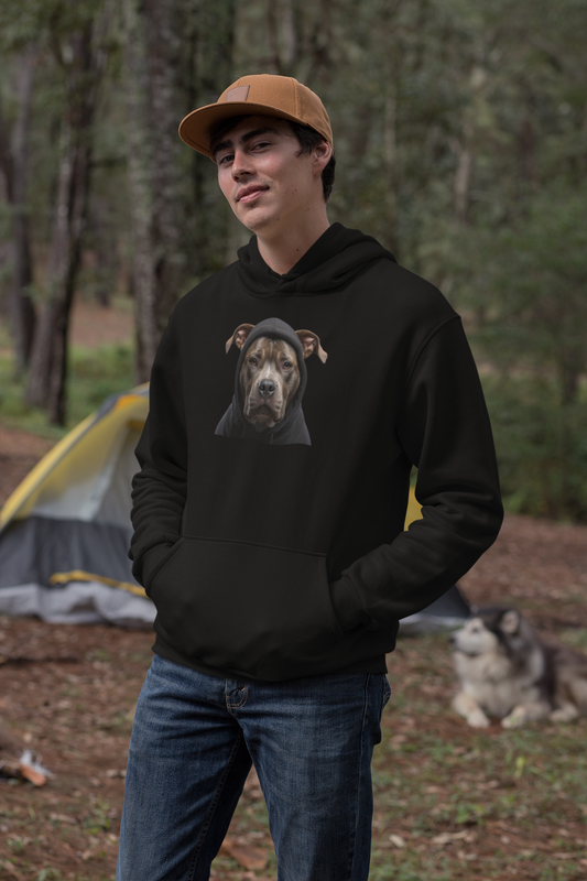 Premium Pfotenpoesie Hoodie Pitbull