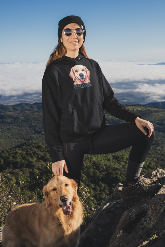 Premium Pfotenpoesie Hoodie Seelenhund