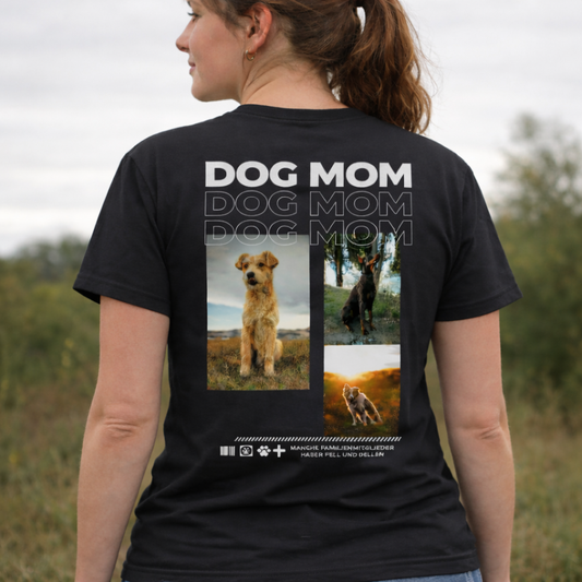 Personalisierbarer Unisex Shirt Mit  Hunde Foto  Pfotenpoesie