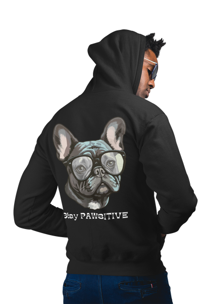 Stay Pawsitive Premium Herren Hoodie