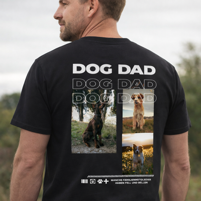 Personalisierbarer Herren Shirt Mit  Hunde Foto