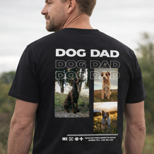 Personalisierbarer Herren Shirt Mit  Hunde Foto  Pfotenpoesie