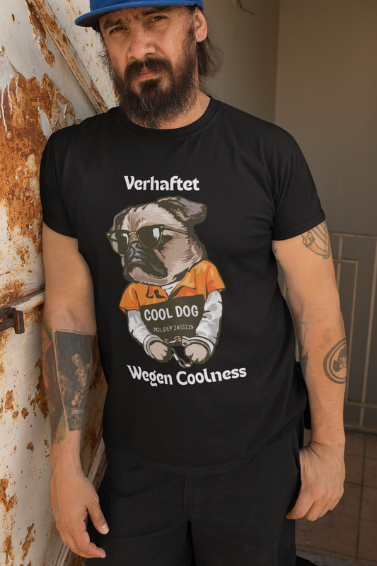 Premium Pfotenpoesie T-Shirt Verhaftet