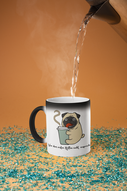 Premium Pfotenpoesie Magic Tasse Vor Dem Ersten Kaffee